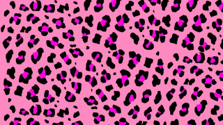 Pink black animal print pattern - daarken free wallpaper