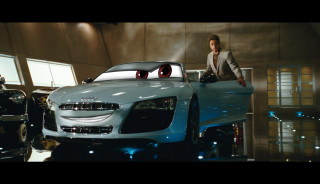 Man standing car garage another - a car in a garage free wallpaper