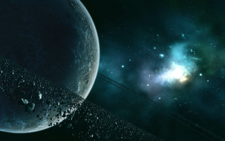 Space scene distant object foreground 9 - david free wallpaper for desktop