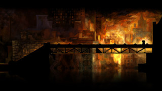 Bridge river city night fire - ben templesmith free wallpaper