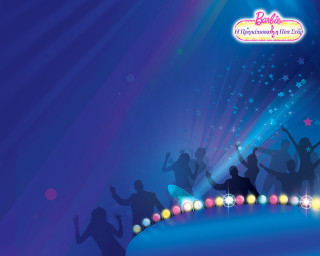 Dancing group stage lights stars - a stage free wallpaper for desktop