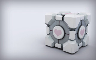 Cube heart hole cutout image - eden box free wallpaper