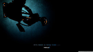 Motorcycle glow silhouette blue light - back end free wallpaper for desktop