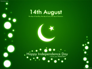 Green background crescent star independence - bapu free wallpaper for desktop