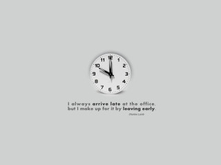 Clock quote gray background blackwhite - letterism free wallpaper
