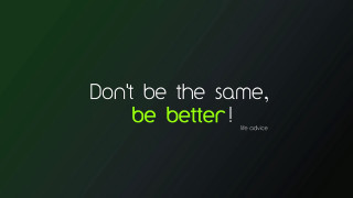 Green black wall quote dont 3 - better free wallpaper