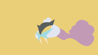 Bird flying shadow face back - orphism free wallpaper for desktop