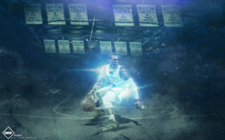 Basketball player holding ball running - visionary free wallpaper