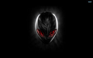 Black alien red eyes black - alien free wallpaper for desktop