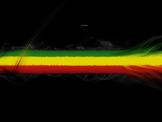 Black background red green yellow 2 - a white line free wallpaper