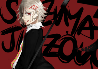 Man white hair black suit - adam manyoki free wallpaper for desktop