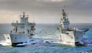 Large ships ocean rope smaller - a rope free wallpaper