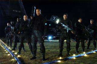 Military men night field helicopter - derold page free wallpaper