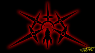 Red star black background red - a red light in the middle of it free wallpaper