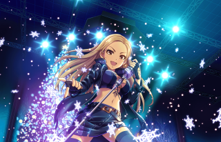 Woman blue outfit holding sword 4 - a blue outfit holding free wallpaper