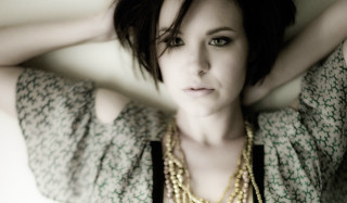 Woman necklace posing hands behind - a necklace and a necklace free wallpaper