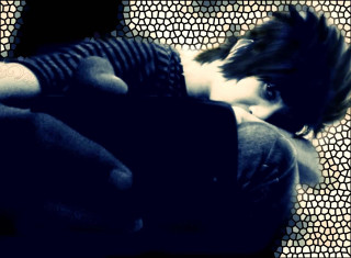 Woman laying stomach cell phone - adobe photoshop free wallpaper