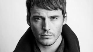 Man scarf serious looking camera - perfect face free wallpaper