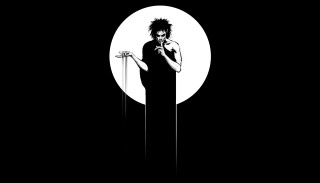 Woman microphone fullmoon bauhaus silkscreen - ben templesmith free wallpaper