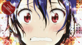 Anime bluehair redeyes sad crying - red eye free wallpaper