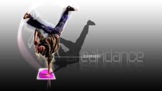 Man handstand pink object glowing - a handstand free wallpaper