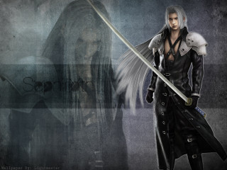 Man long hair sword black - long hair holding free wallpaper