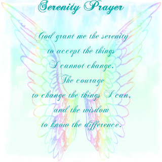 Rainbow colored angel wings serenity - anne rigney free wallpaper for tablet