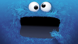 Blue monster big eyes black - big eye free wallpaper
