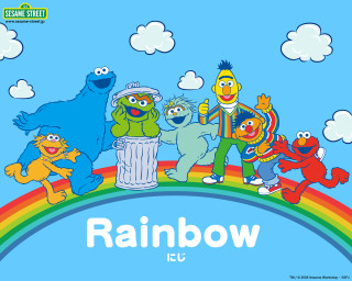 Rainbow sesame characters image rainbow - free anime wallpaper for desktop