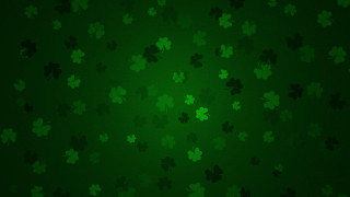 Green background shamrocks st patricks - denis eden free wallpaper