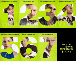 Seven psychopaths movie poster actors - same free wallpaper for desktop