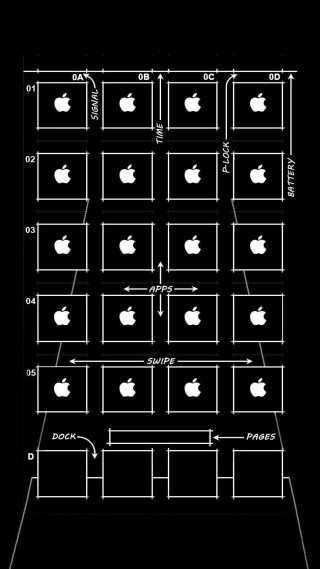 Black white diagram computer system - free technology wallpaper for mobile