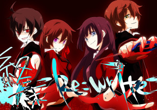 Anime characters red hair black 3 - we free wallpaper