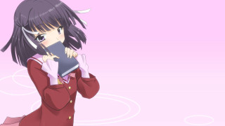 Girl red dress tablet knife - a red dress holding free wallpaper for desktop