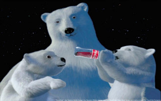 Polar bear cubs coke bottle - dorothy coke free wallpaper