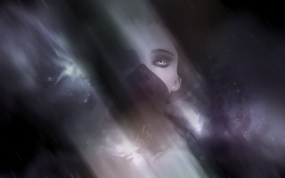 Blue eyes black dress rain - the rain free wallpaper for desktop