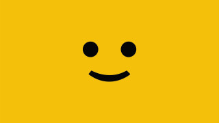 Yellow square smiley face black - a smiley face free wallpaper