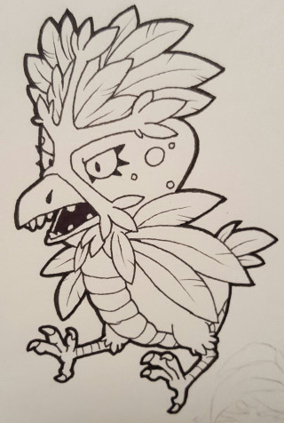 Cartoon character feather head tail - adam rex free wallpaper for mobile