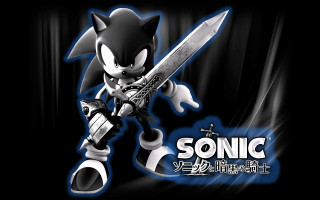 Sonic hedgehog sword blade black - a sonic free wallpaper