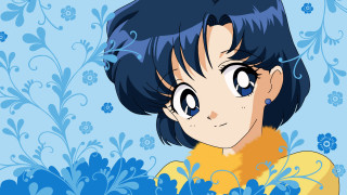 Girl blue hair yellow shirt - a yellow shirt free wallpaper