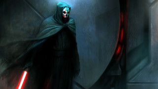 Man dark robe lightsaber dark - bastien l. deharme free wallpaper