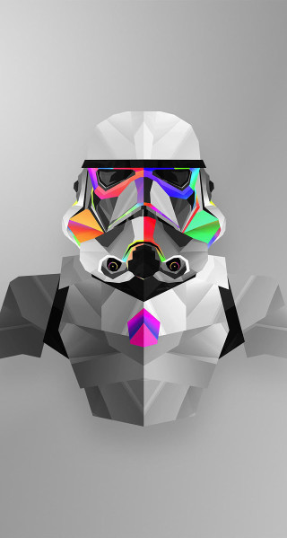 Star wars trooper helmet holography - liam brazier free wallpaper
