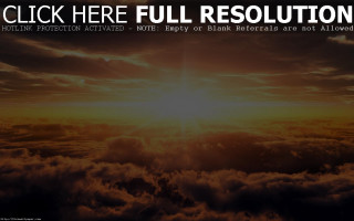Sunset clouds abstract matte illusionism - a picture of a sunset free wallpaper