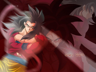 Anime characters hugging red background - a white light free wallpaper