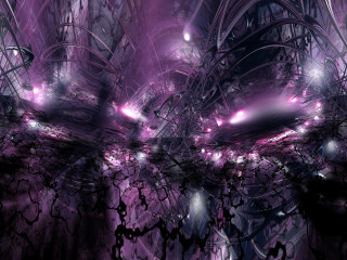 Purple black structure lights shapes - fractal free wallpaper for desktop