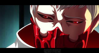 Red eyes red cape aya - a red hood free wallpaper