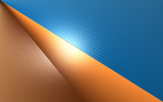 Blue orange background diagonal design 3 - beeple free wallpaper