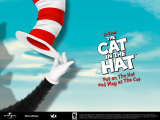 Cat in hat poster beach - carlos catasse free wallpaper for desktop