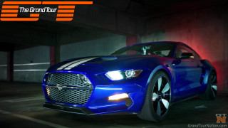 Blue mustang car grand tour - grand free wallpaper