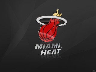 Miami heat logo black background 6 - a miami heat logo free wallpaper
